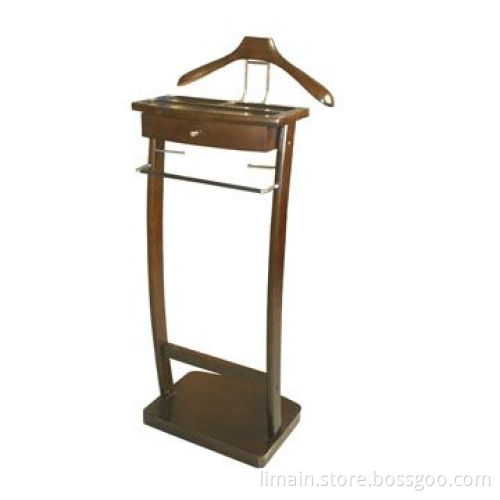 Valet Stand, Made of Chinese Hard Wood, Sized 43.2 x 35 x 116cm